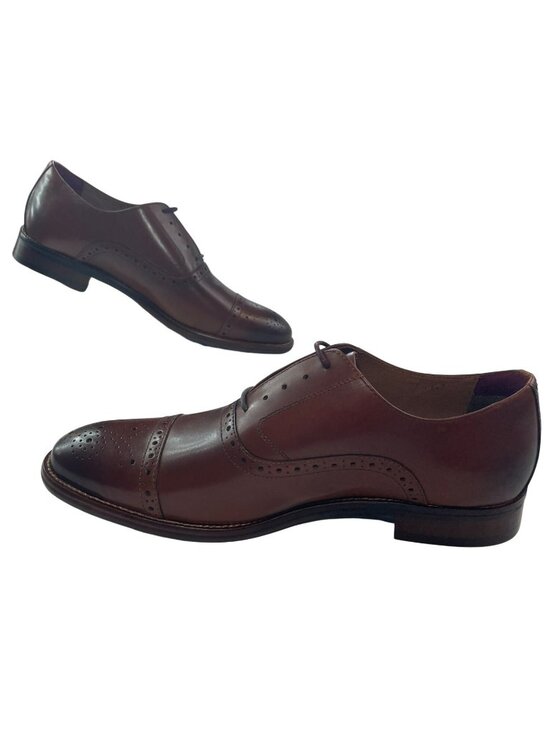 Johnston & Murphy Conard 2.0 Tan Full Grain Leather Dress Shoes Men\'s Sz 12W NWB main image 10